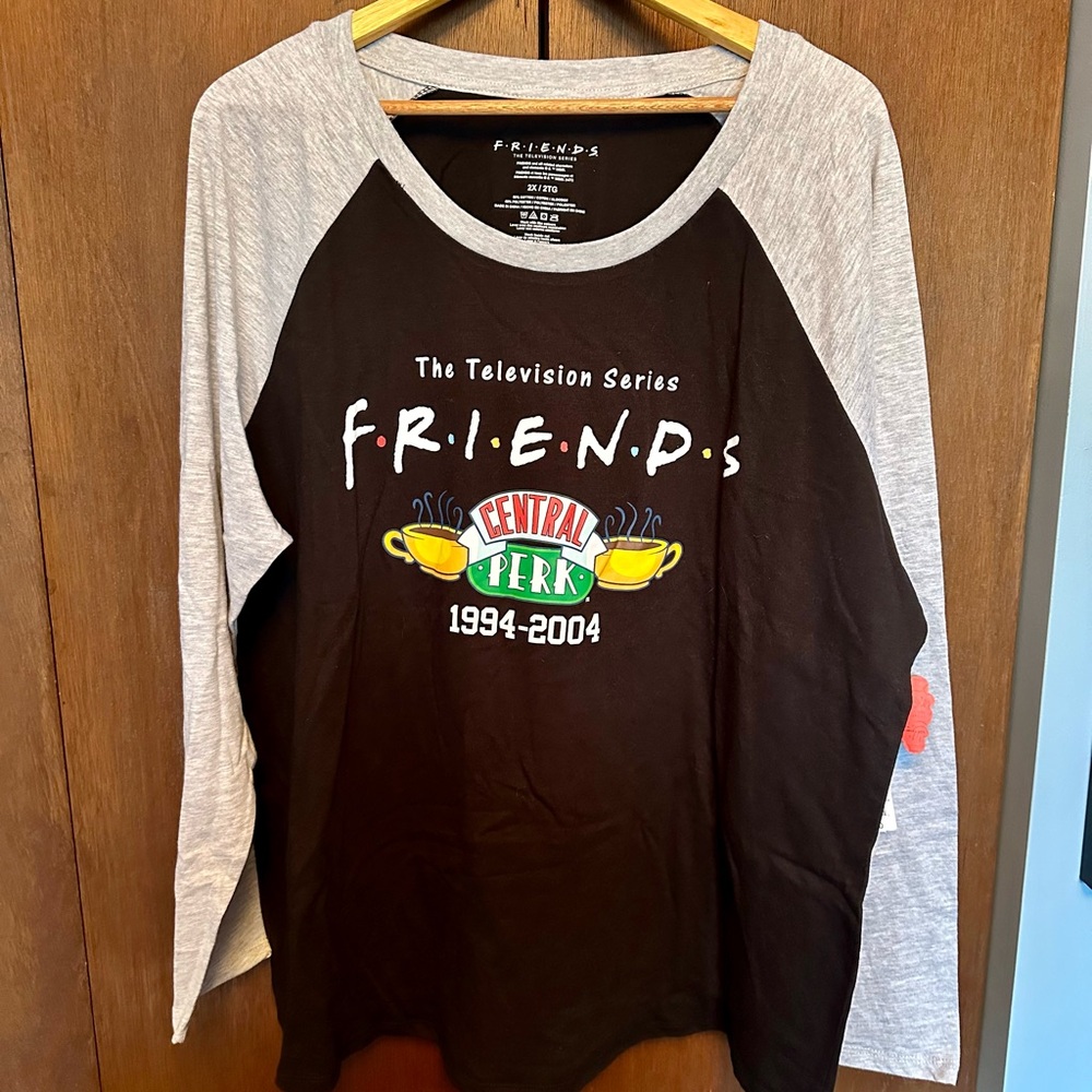 Licensed Friends Central Perk Baseball Tee